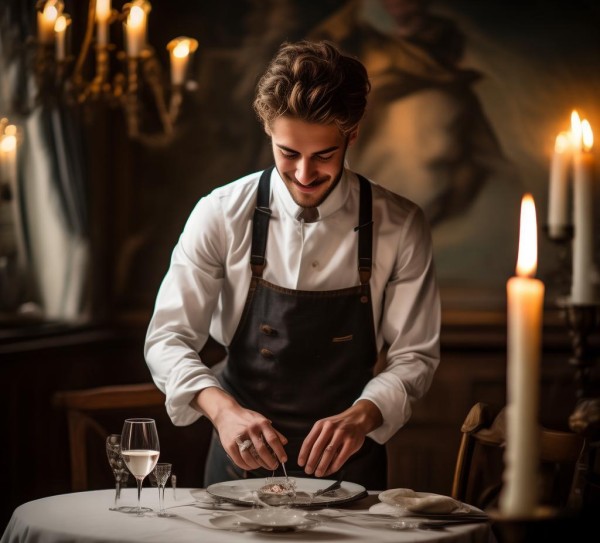 服务员，服务之本，文明之基，智慧之源