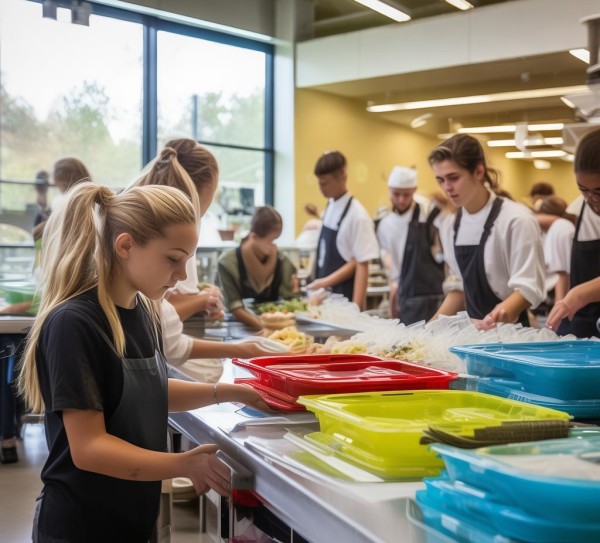 合理利用资源，减少浪费，优化食堂运营，提升效率